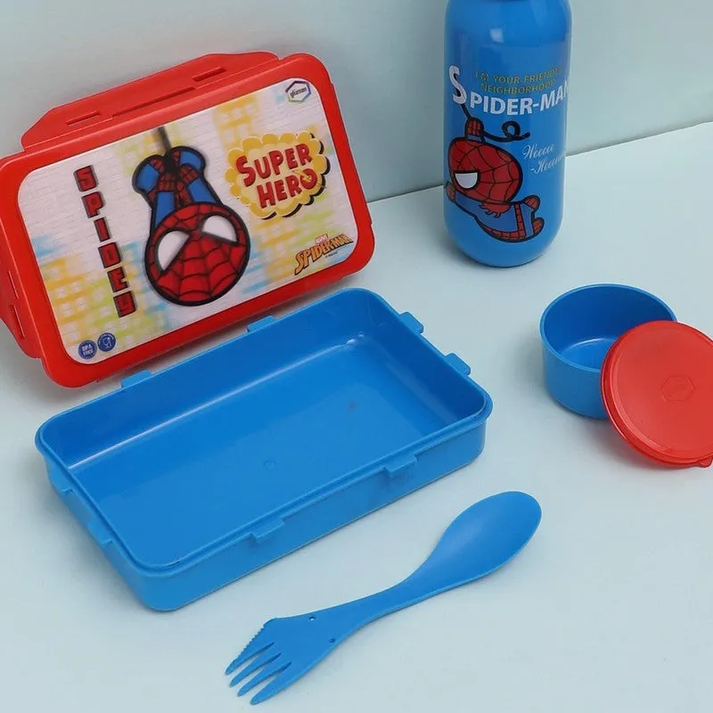 Spidey Kid Lunch Box 700 ML With 600 ML Water Bottle - Two Piece Set media 4