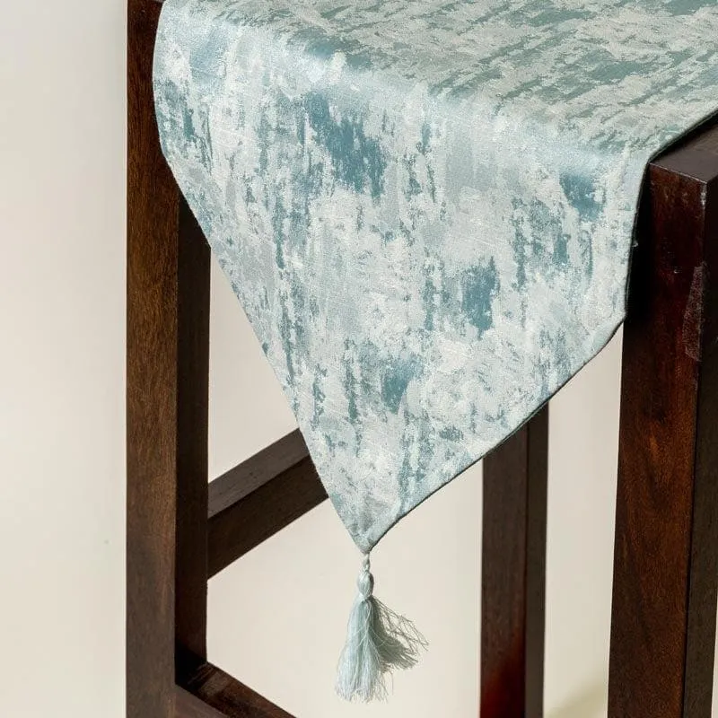 Ketty Jacquard Table Runner - Blue media 1