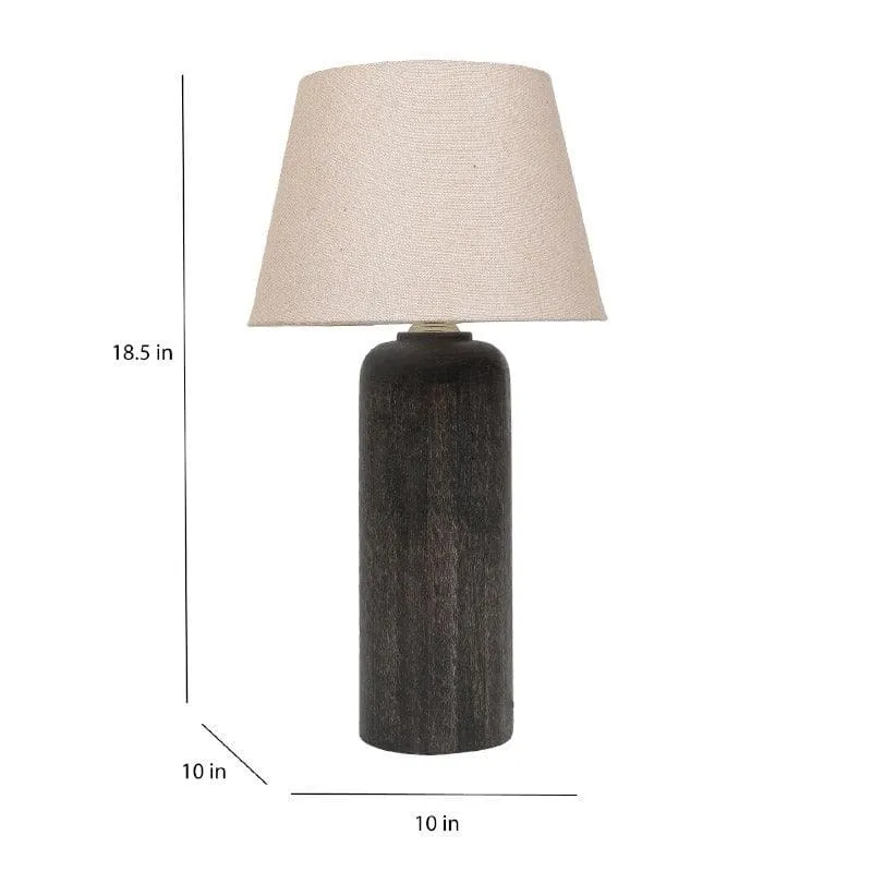 Mishuna Boon Fabric Table Lamp - Beige,Black media 5