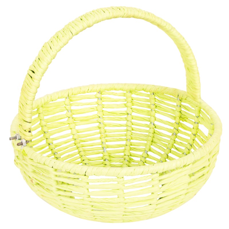 Opal Bloom (Raffia,Metal) Fruit Basket media 3