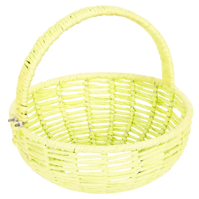 Opal Bloom (Raffia,Metal) Fruit Basket media 3