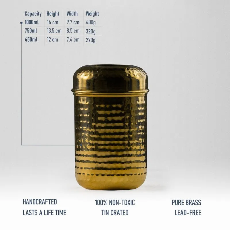 PureForm Gold Brass Container - 750 mL media 12