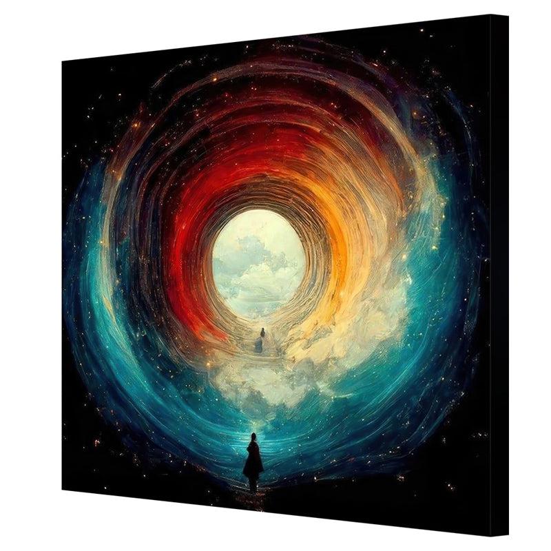 Other-Worldly Tunnel Poly Canvas Wall Painting media 5