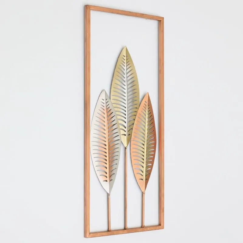 Arlie Leafy Metal Wall Accent media 3