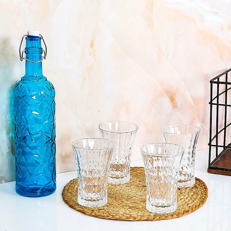 Ivor 1000 mL Water Bottle With 250 mL Glasses - Five Piece Set media 1