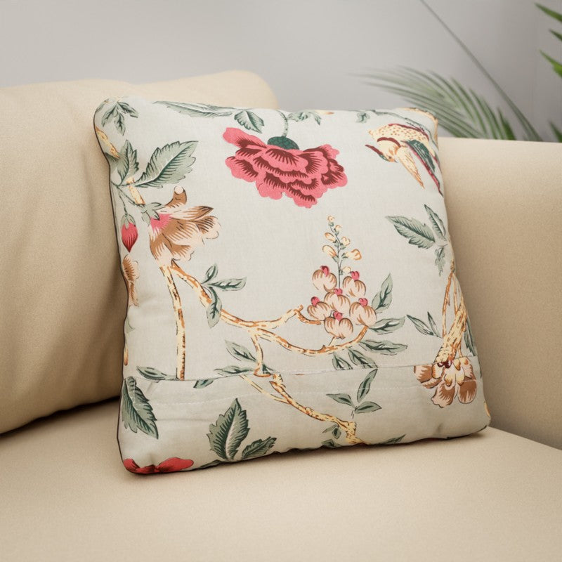 Blossom Trails Cotton Cushion Covers - Set Of Five media 3