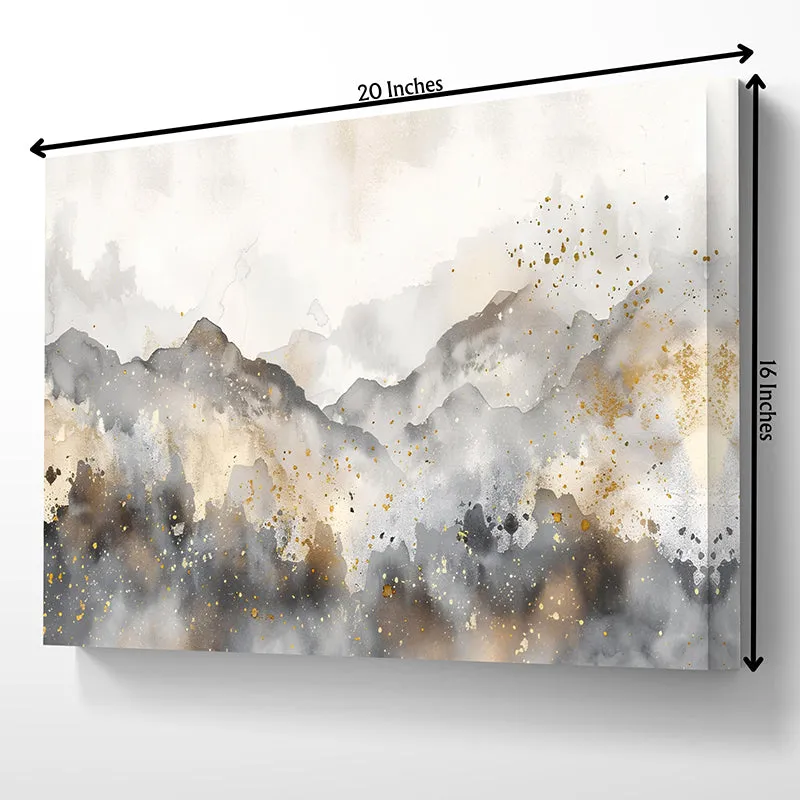 Muted Hillscapes Canvas Wall Painting media 5