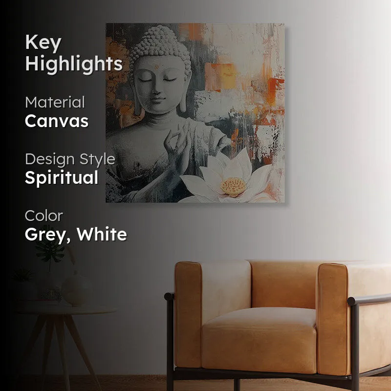 Buddha Neutrals Canvas Wall Art media 2