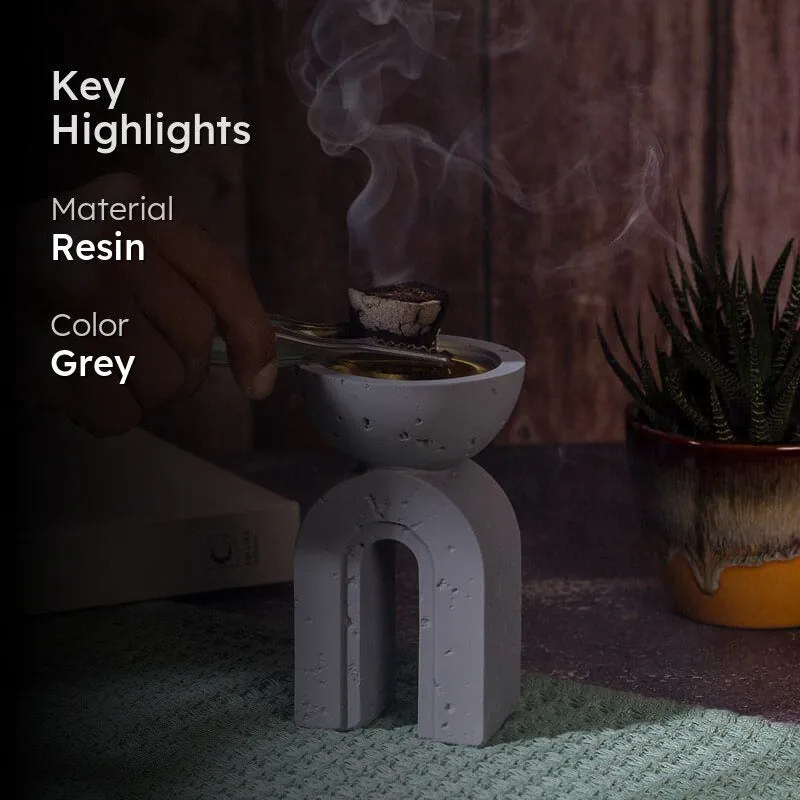 Marta Incense Burner - Grey media 2