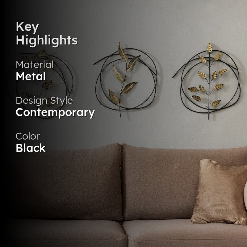 Elowen Metal Wall Accents - Set Of Three media 2