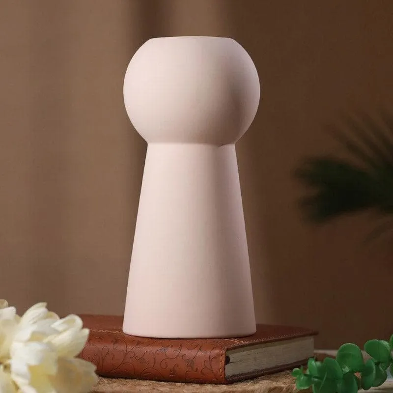 Zircon Ceramic Vase - Pink media 1