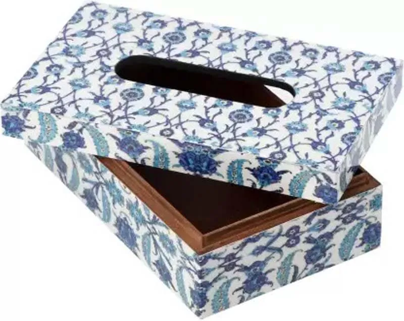 Indigo Florets Tissue Box media 3