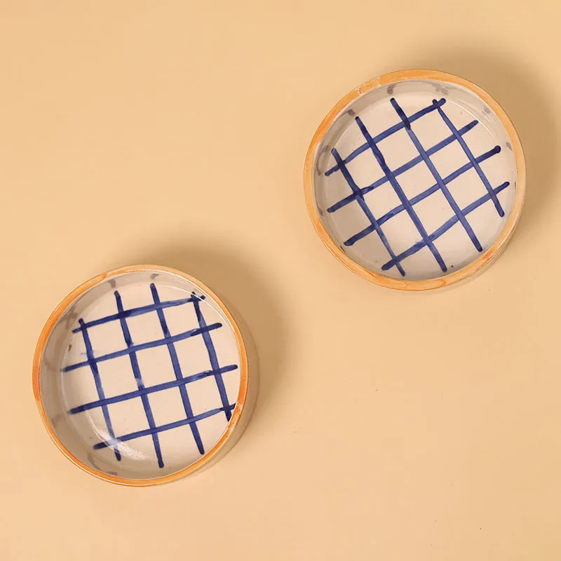 Riccardo Ceramic Snack Bowl (Blue) - 250 mL media 4