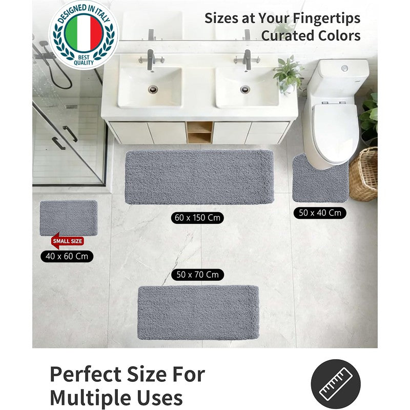 BathEase Anti Skid Bath Mats - Grey media 11