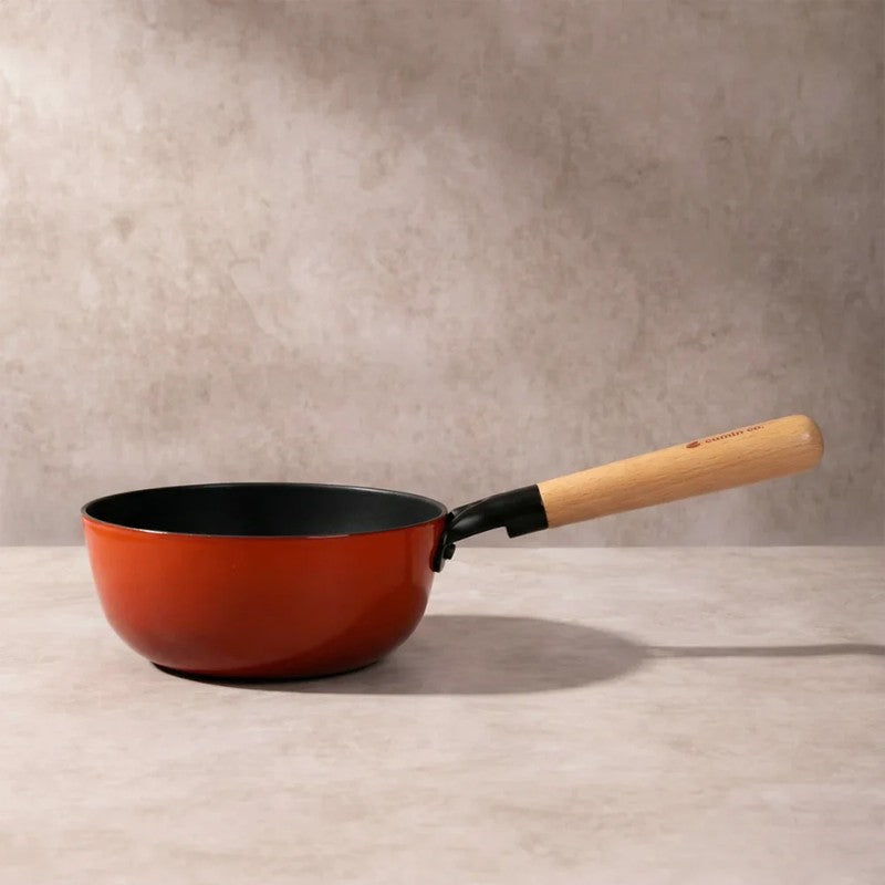 Cumin Co Enamel Cast Iron Sauce Pan (1500 mL) - Rust media 6