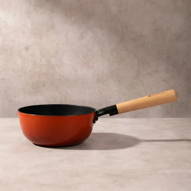 Cumin Co Enamel Cast Iron Sauce Pan (1500 mL) - Rust - 6