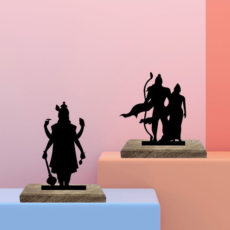Epic Legends Showpiece - Set Of Two