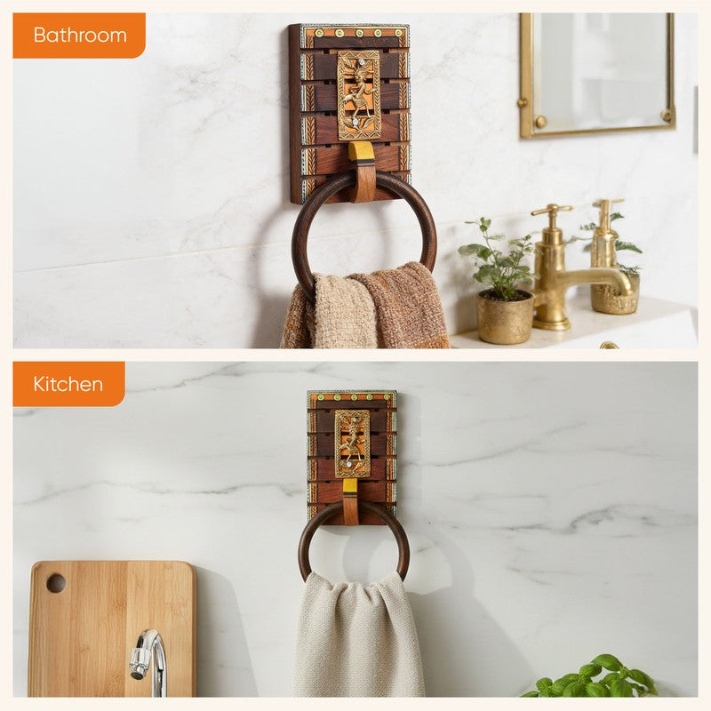 Tana Wood Towel Hanger media 9