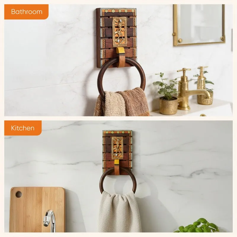 Tana Wood Towel Hanger media 9
