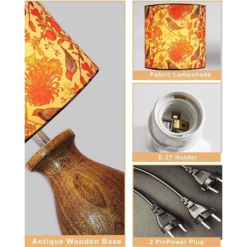 Lacewing Fabric Table Lamp - Set of Two media 4