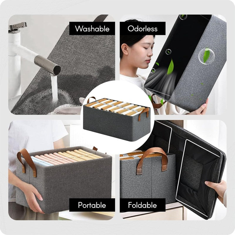 Laxis SmartFold Cloth Organizer - Set Of Six media 4