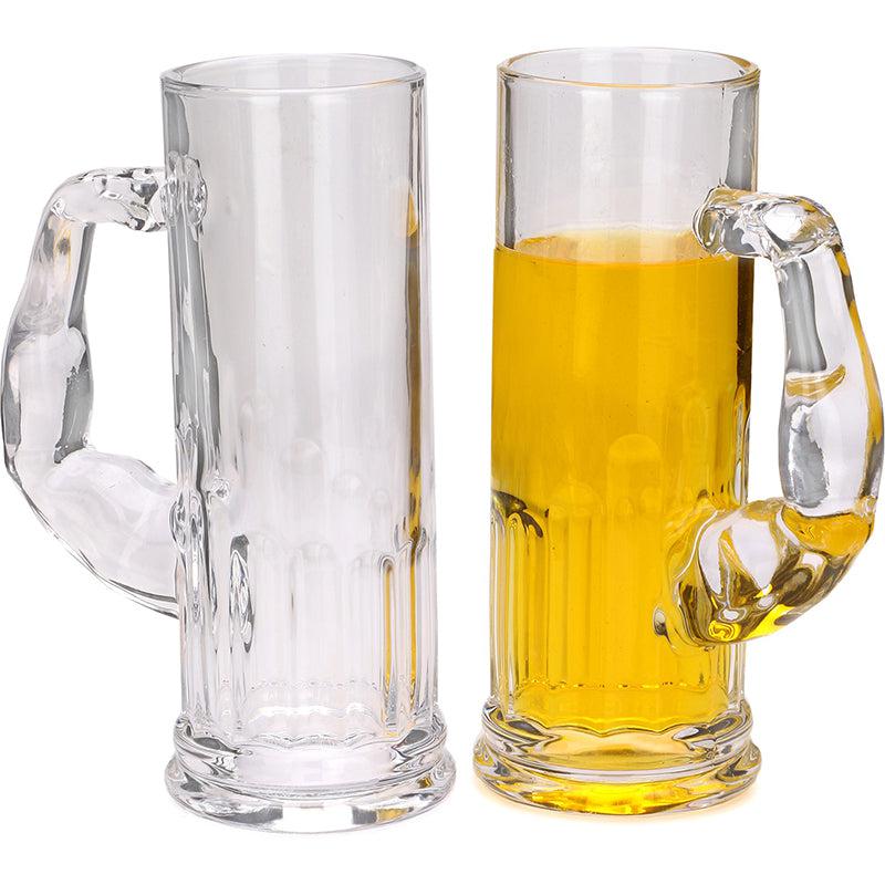 Odilon (600 ML) Beer Glass & Snack Plate Combo - Three Piece Set