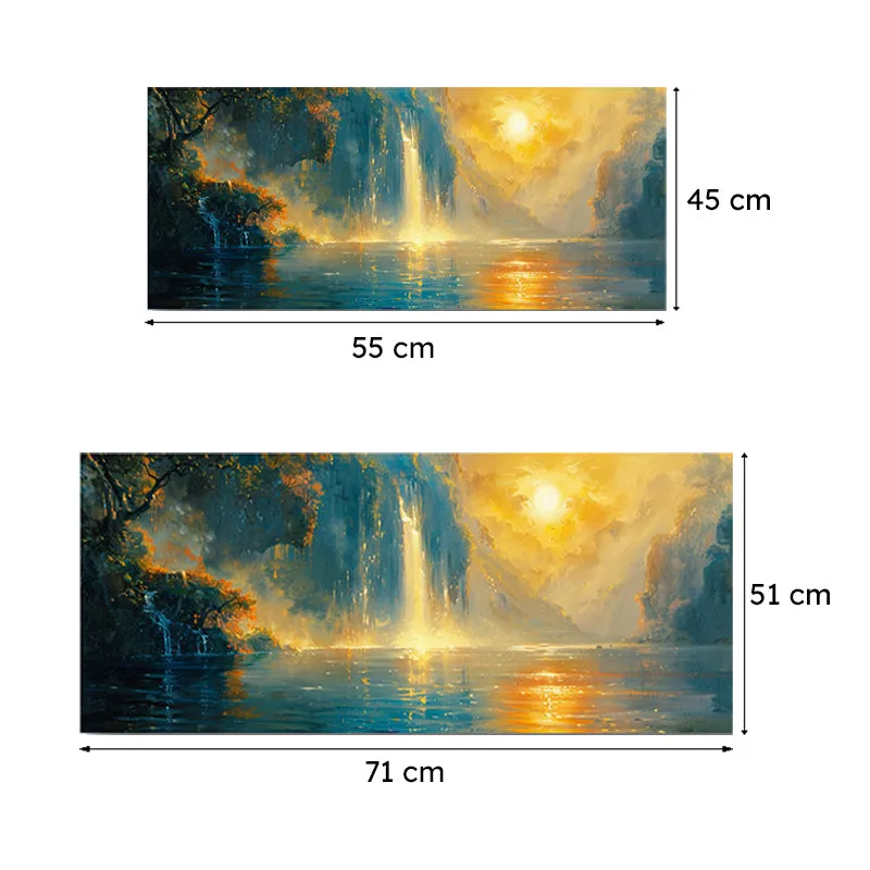 Azure Valinor Canvas Wall Painting media 7