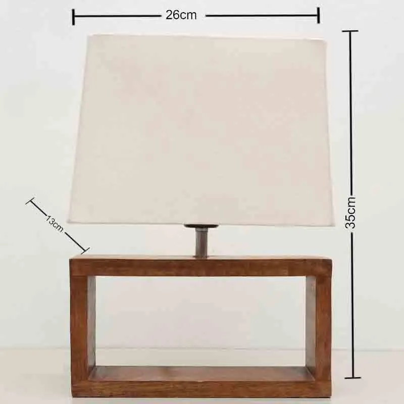 Audace Fabric Table Lamp - Brown,White media 7