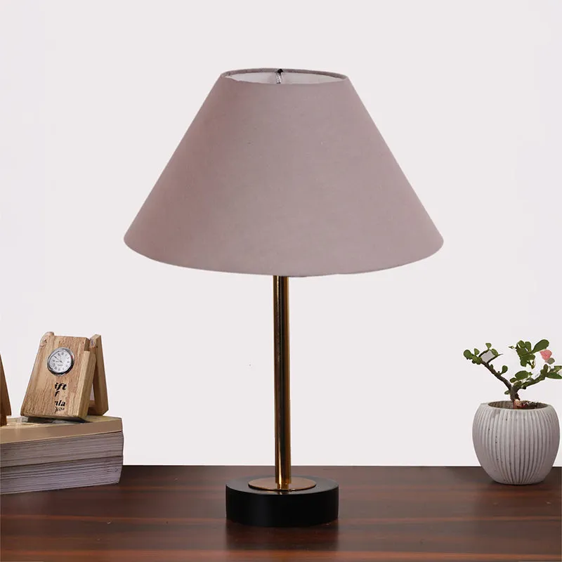 Cotin II Rodin Wooden Table Lamp - Grey,Gold,Black media 3