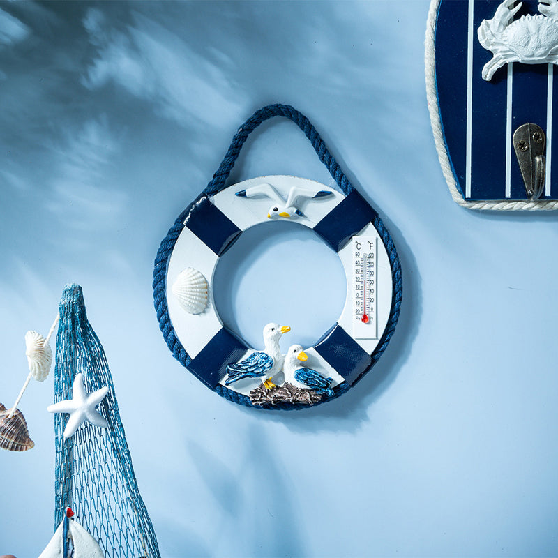 Bouy n Beach Wooden Wall Accent - Blue