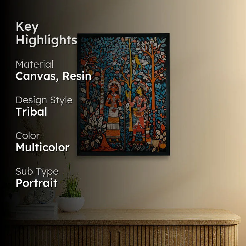Holy Feminine Gather Canvas Wall Art media 2