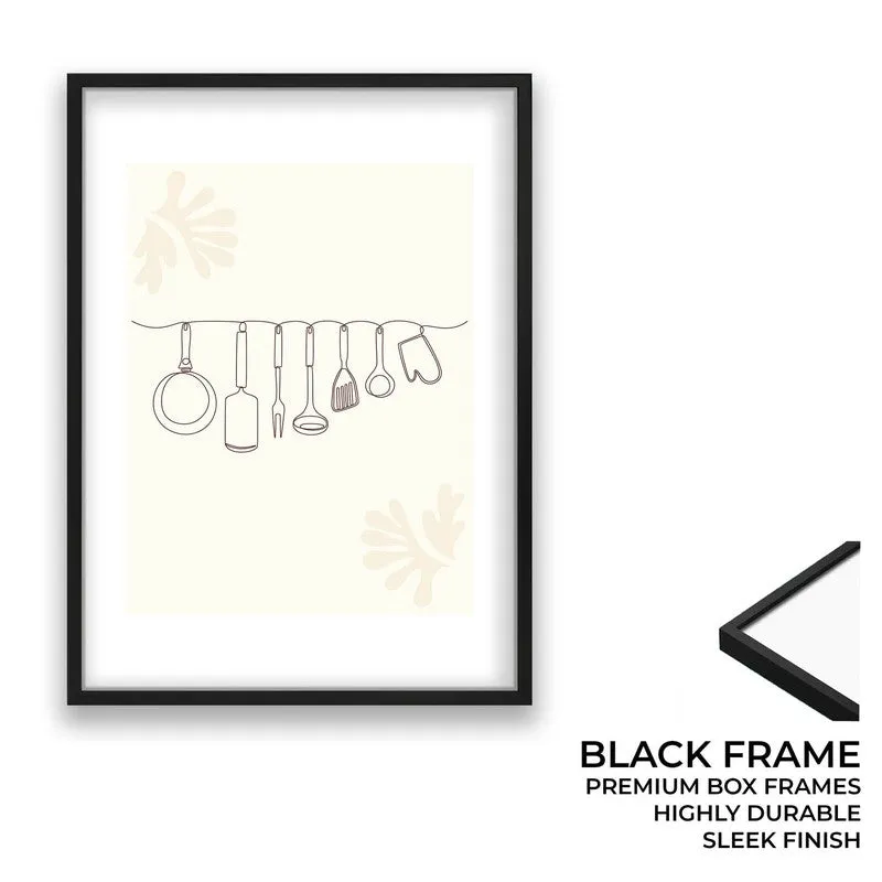 Linear Tool Archival Canvas Wall Art - Black media 8