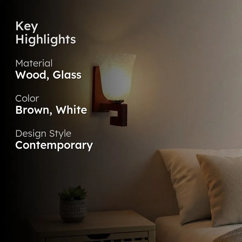 Nexa Crystal Bloom Glass Wall Lamp media 2