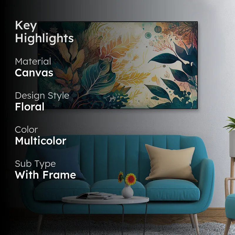Glow In Jungle Canvas Wall Painting media 2