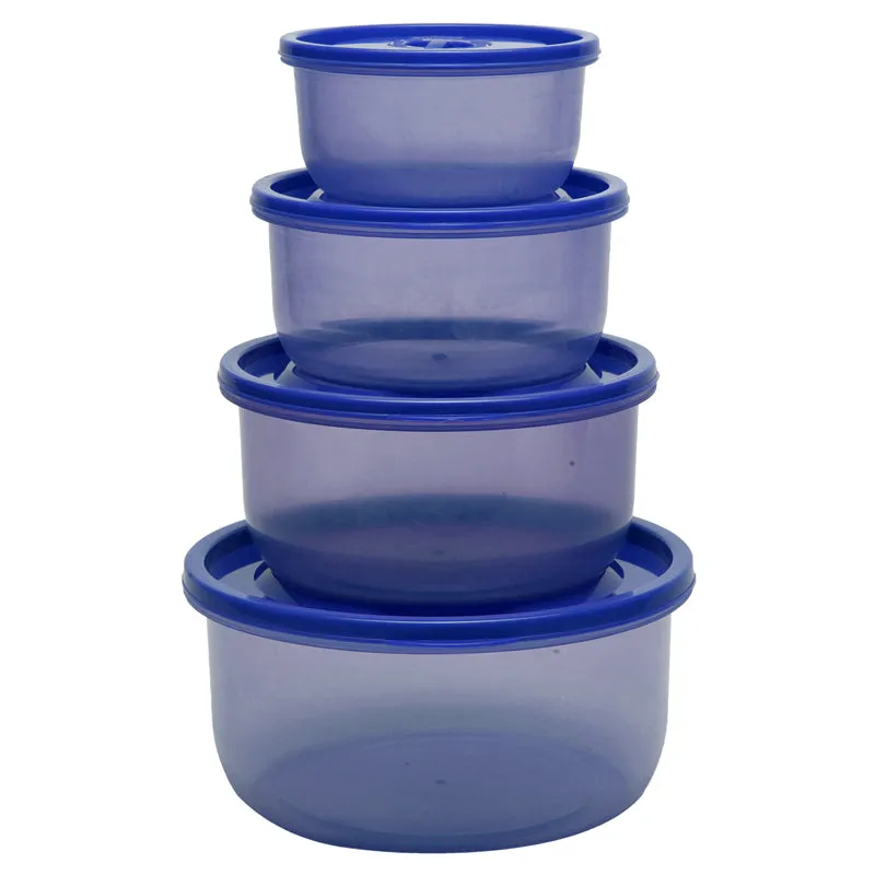 Felix Blue Storage Conatiners (1800 mL/1100 mL/680 mL/360 mL) - Set Of Four media 1