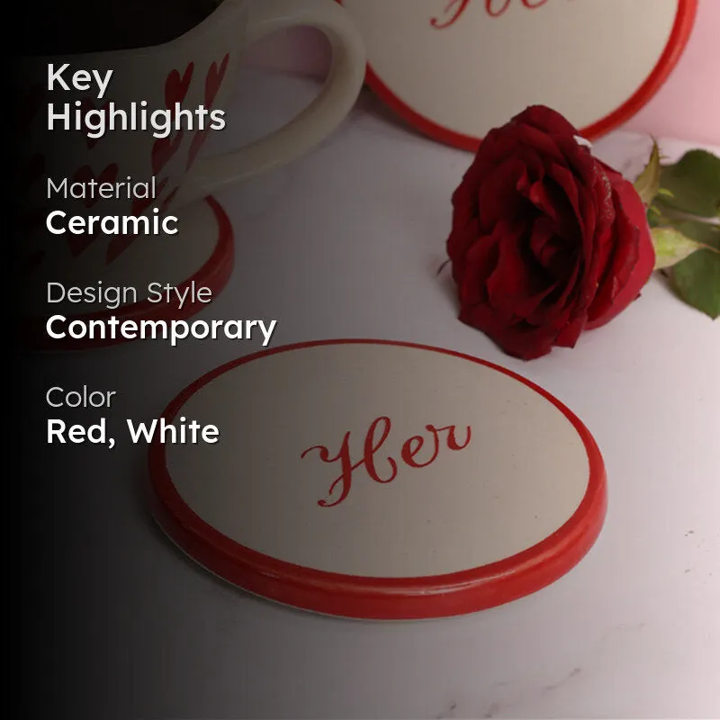 Her Ceramic Coaster media 2