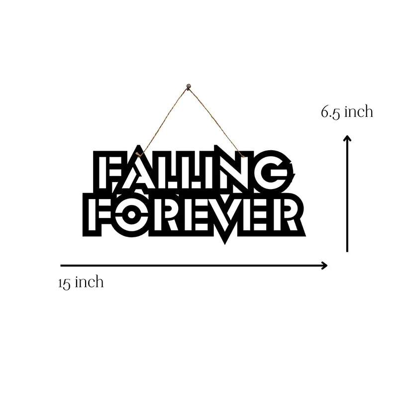 Falling Forever Mild Steel Wall Accent media 5