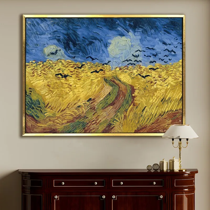 Rural Radiance Canvas Wall Painting With Frame media 1