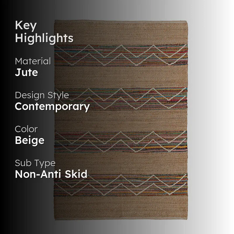 SandLine Handwoven Jute Rug media 2