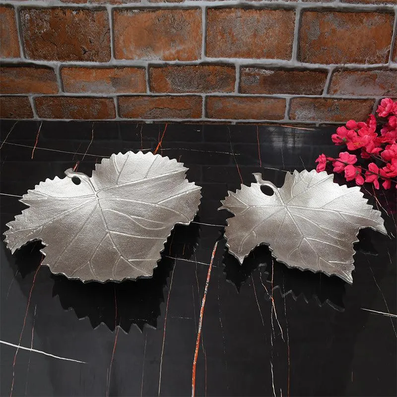 Maple Muse Accent Tray (Silver) - Set Of Two media 1