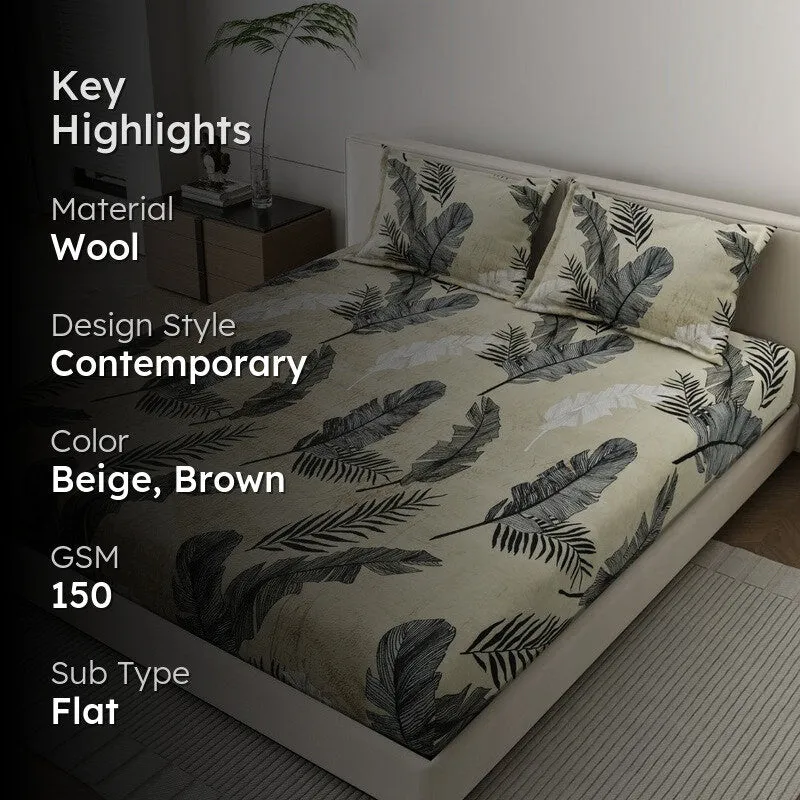 FeatherDream Woolen Bedsheet - 150 GSM media 2