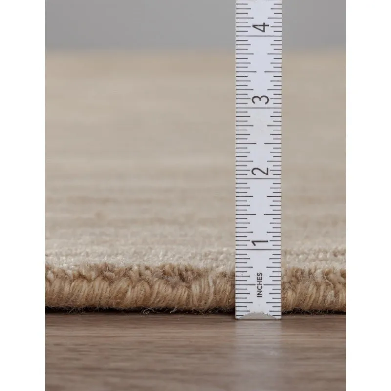 Aylin Hand Woven Wool Rug - Taupe media 9
