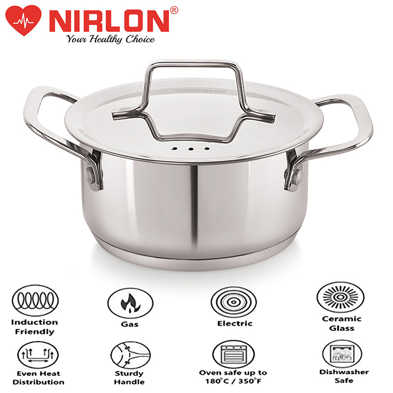Nirlon Cooking Pot With Lid - 4000 ML/8 Inches media 6