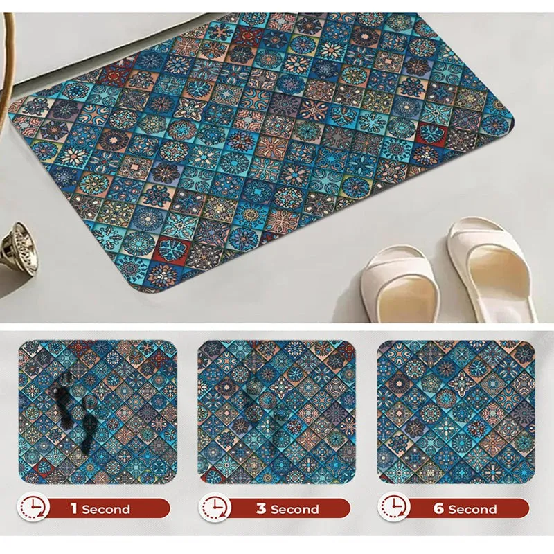 Marrackesh Mist Anti-Skid Bath Mat media 5