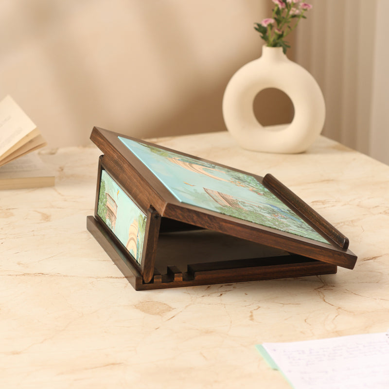 Mahal Wood Laptop Stand media 3