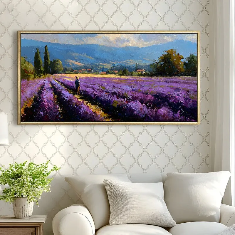 Pastoral Stillness Canvas Wall Painting With Frame media 4