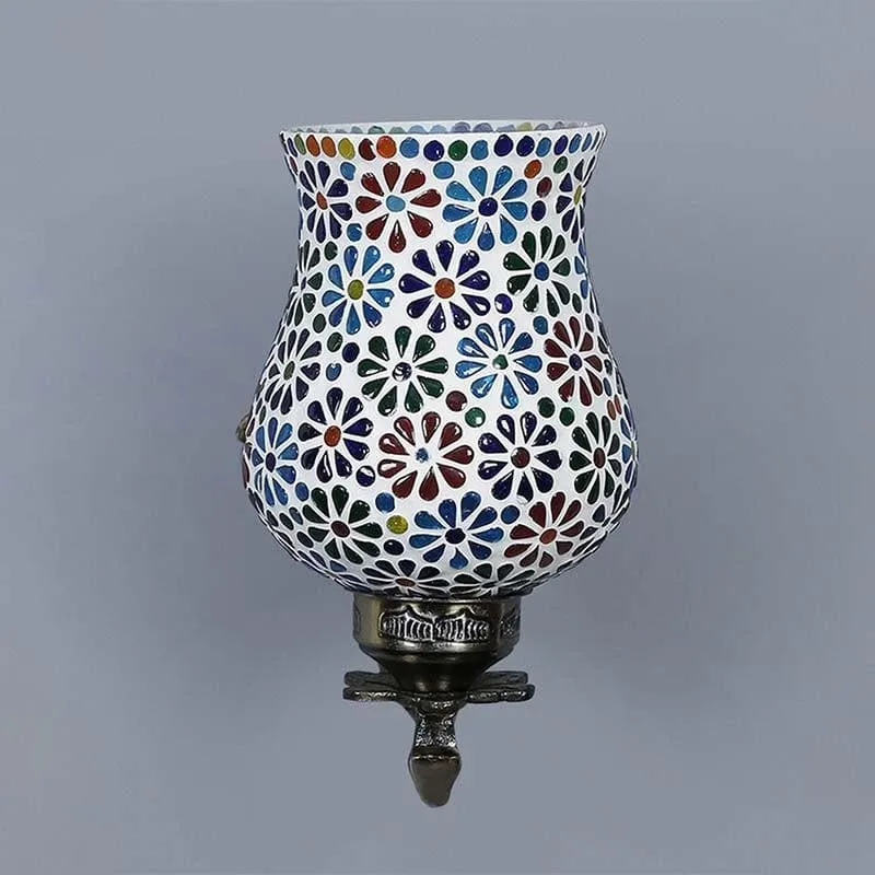 Petalled Up Glass & Metal Wall Lamp media 7