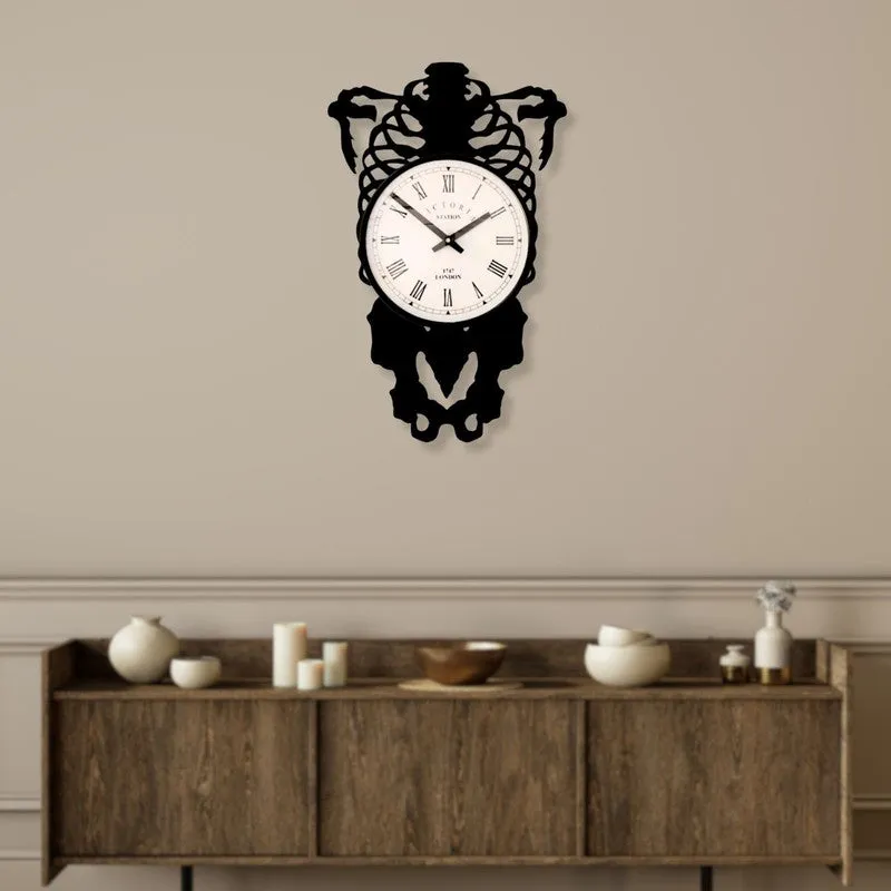 Tribal Steel Analog Wall Clock - Black media 3