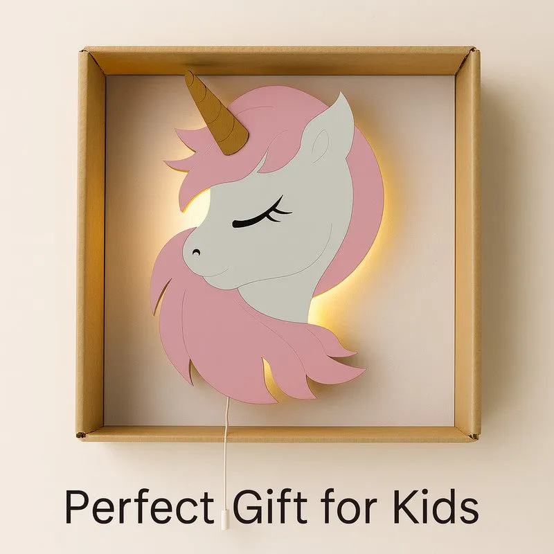 Enchanted Unicorn Battery Operated MDF Wall Lamp media 6