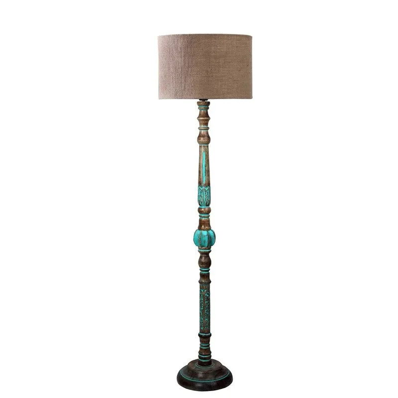 CylindraEdge Luxe Floor Lamp (Beige) media 4